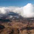 Loch Lednock Reservoir from the air